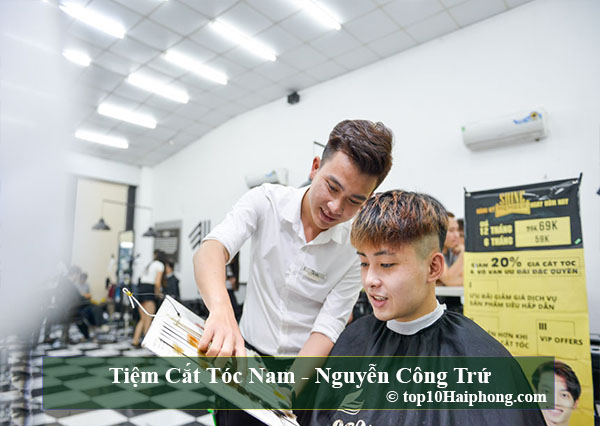 Tiệm Cắt Tóc Nam - Nguyễn Công Trứ